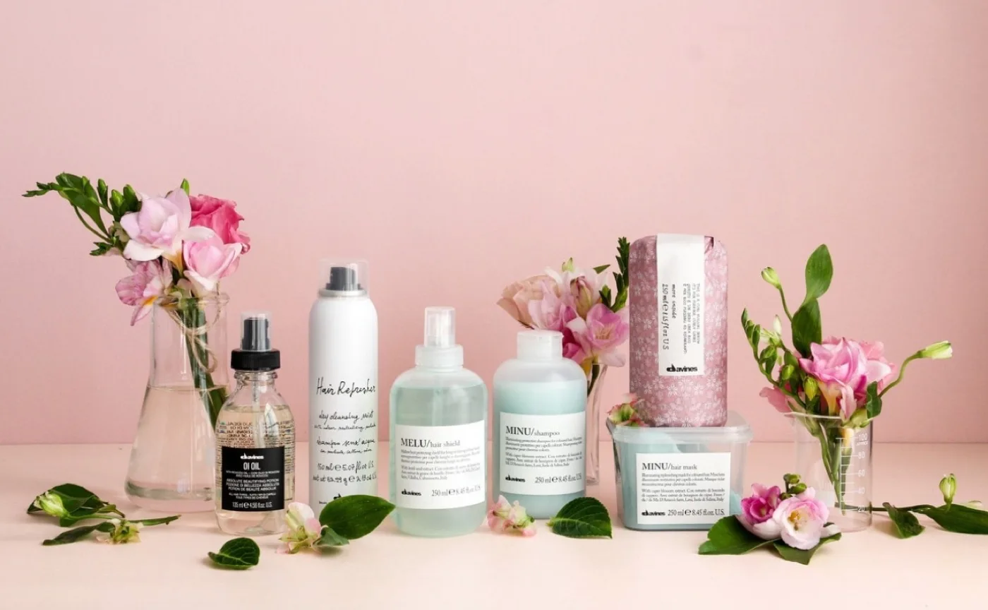 Davines haircare products for extension aftercare at Bloom Salon ATX